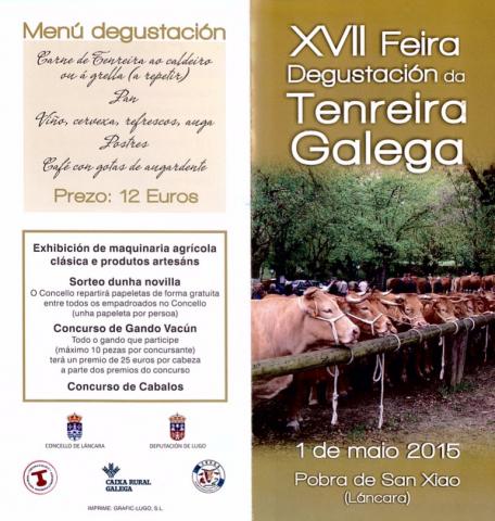 Programa Feira - XVII Feira Degustación da Tenreira Galega
