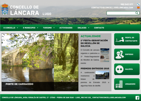 Nova web Concello de Láncara